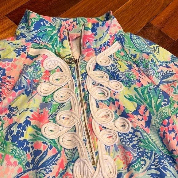 🌸 Lilly Pulitzer Skipper Tunic Popover Shirt Size XS - Picture 2 of 6